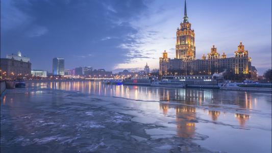 莫斯科的冬季美景