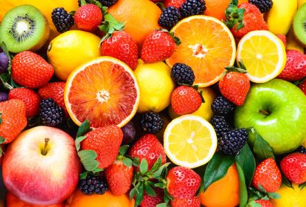 水果,苹果,橙,草莓,柠檬,黑莓,5k（水平）