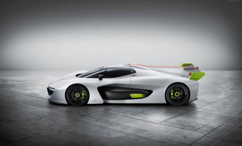宾尼法利纳H2速度,日内瓦车展2016年,氢,氢燃料电池,跑车,白色（水平）