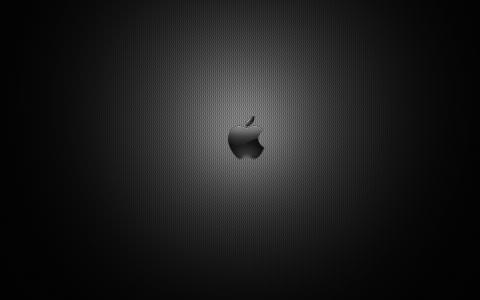 黑暗的苹果商标