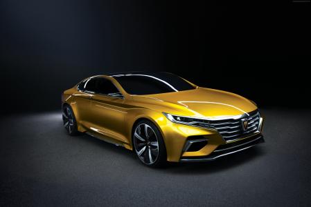 荣威Vision-R,轿车,黄色（水平）