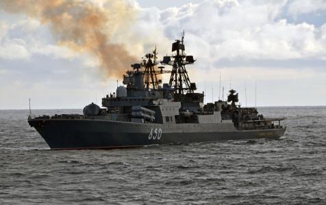 卡扎菲海军上将,650级驱逐舰,乌达洛级,俄罗斯海军,俄罗斯,军舰,导弹,海上（水平）