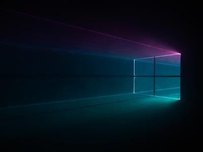 Windows 10,Windows徽标,多色,HD