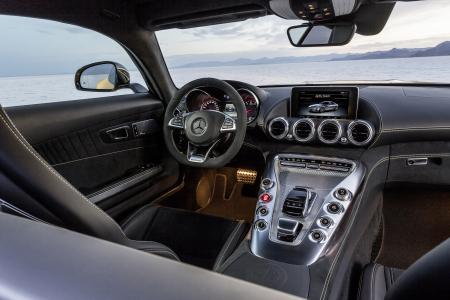 奔驰AMG GT S,超级跑车,奔驰,内饰,豪华车,跑车,审查,2015年底特律车展。 