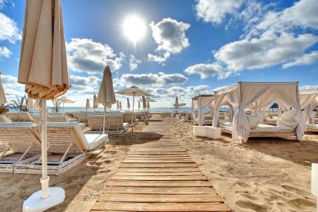 乌斯怀亚海滩酒店,伊维萨岛,世界上最好的海滩,旅游,度假,度假,沙滩,沙滩（水平）