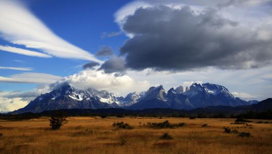 托雷斯德尔潘恩,5k,4k壁纸,8k,智利,国家公园,山,云,天空（水平）
