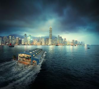 香港,都市风景,4K