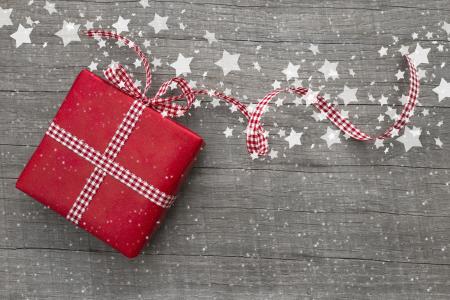 圣诞节,新年,礼物,星星,装饰（水平）