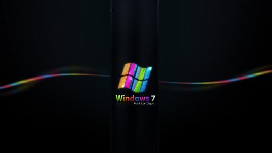 彩虹色的Windows 7