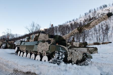 豹2,2a6m,2A5,MBT,坦克,挪威,森林,迷彩,冬季（水平）