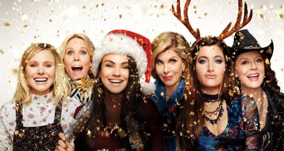 Bad Moms圣诞节,Christine Baranski,Mila Kunis,Susan Sarandon,Kathryn Hahn,Kristen Bell,Cheryl 