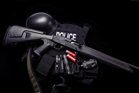莫斯伯格930,霰弹枪,警察,刀,制服,弹药（水平）