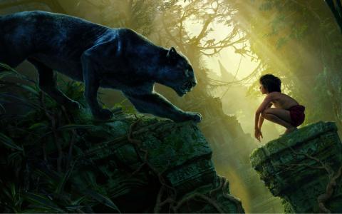 Mowgli Bagheera黑豹丛林书