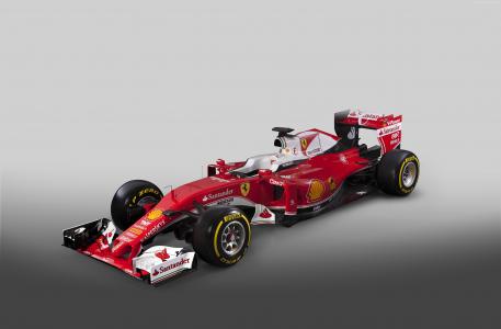 法拉利SF16-H,一级方程式F1,红色（水平）