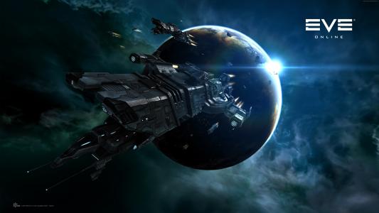 EVE Online,游戏,MMO,MMOG,科幻,太空,飞船,星球,星系,蓝色,截图,PC,4k,5k（水平）
