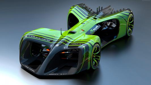 Roborace,未来汽车,混合动力,Formula E赛季,电动车Daniel Simon（卧式）