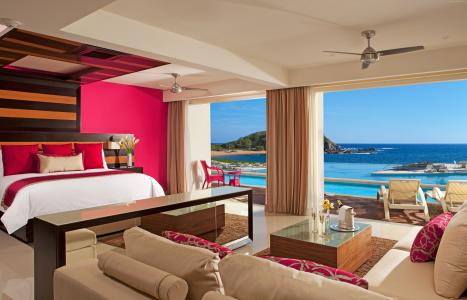 秘密瓦图尔科度假村和温泉,2015年的最佳酒店,旅游,度假,度假,床,海,海洋,粉红色（水平）