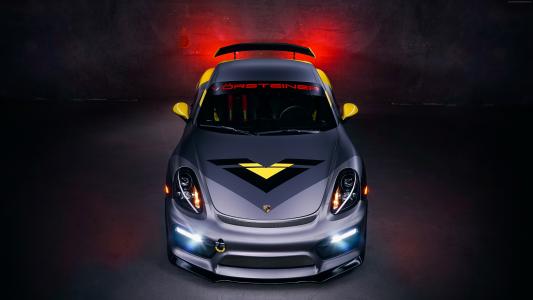 保时捷Cayman GT4,Vorsteiner调音,跑车（水平）