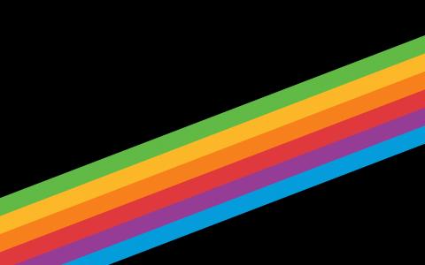 遗产彩虹条纹iPhone X的iPhone 8的iOS 11股票