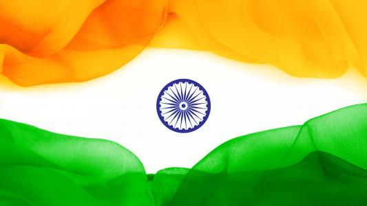 印度国旗,三色,高清,4K,5K