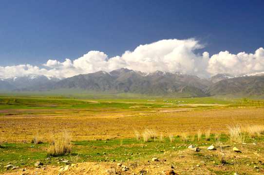 新疆阿尔夏提景色图片