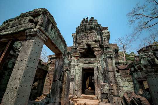柬埔寨吴哥窟建筑景观