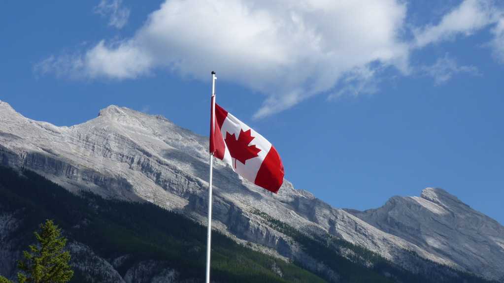 加拿大枫叶国旗图片