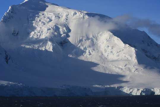 南极冰川景物图片