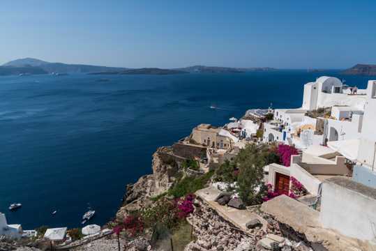 希腊爱情海景观图片