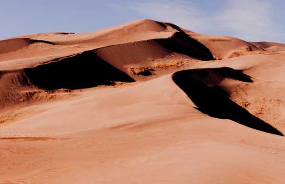 荒漠沙丘景观图片