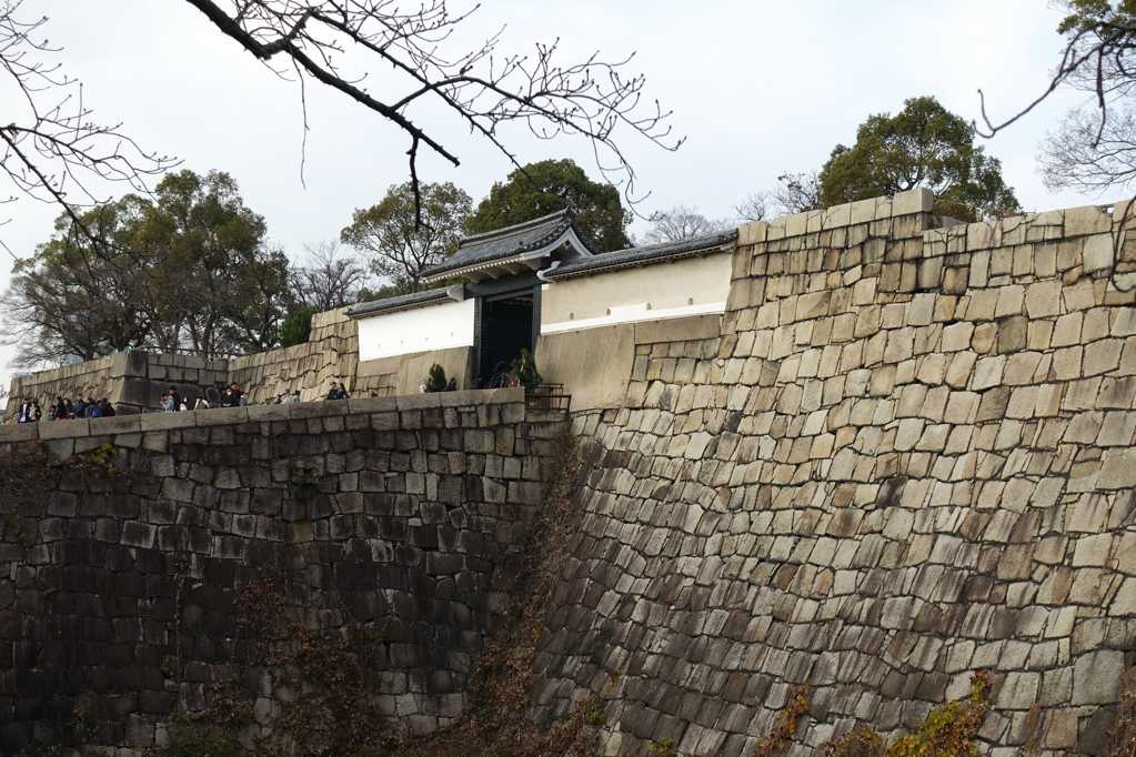 日本大阪石头城建筑景观