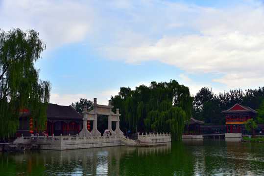 北京大观园光景图片