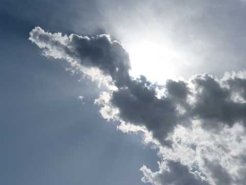 天空中的乌云图片