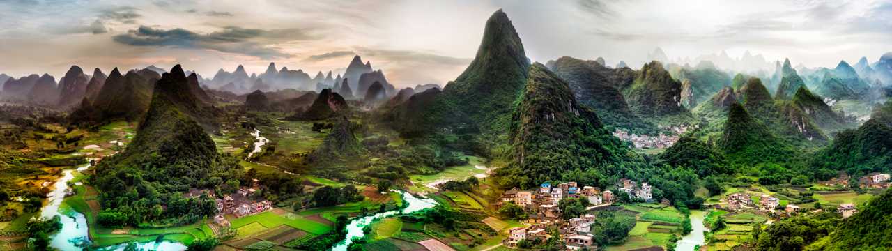 漂亮的广西桂林山川景色图片