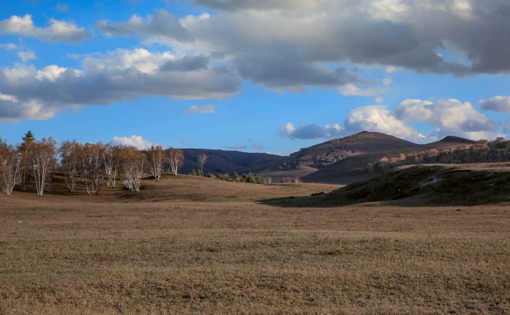 仲秋苍凉的乌兰布统原野景象图片