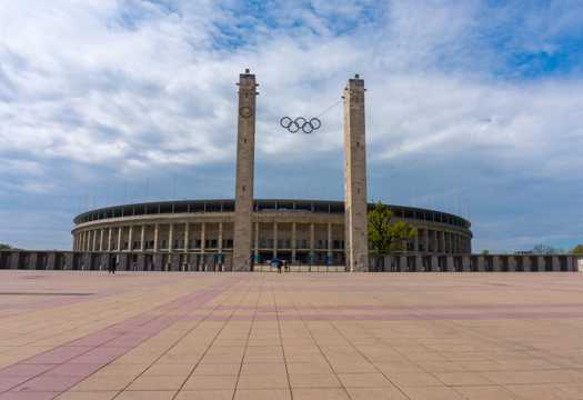 德国柏林奥林匹克体育场建筑风光图片