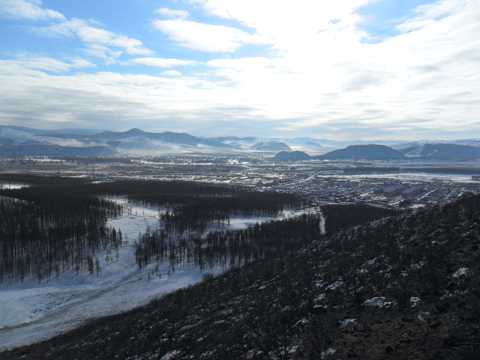 阿尔山雪景图片