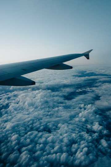 高空中的云海图片