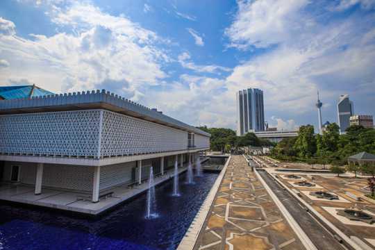 马来西亚吉隆坡国家清真寺图片