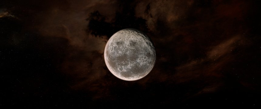 高清月球图景图片