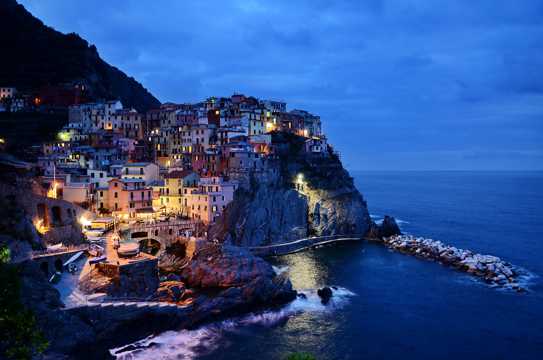 意大利五渔村优雅景象图片