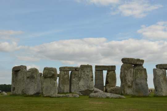 英国巨石阵自然景物图片