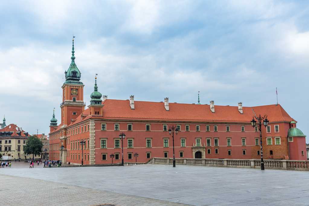 波兰首都华沙都市自然风光图片