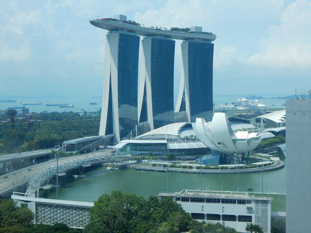 新加坡滨海湾金沙酒店建筑光景图片
