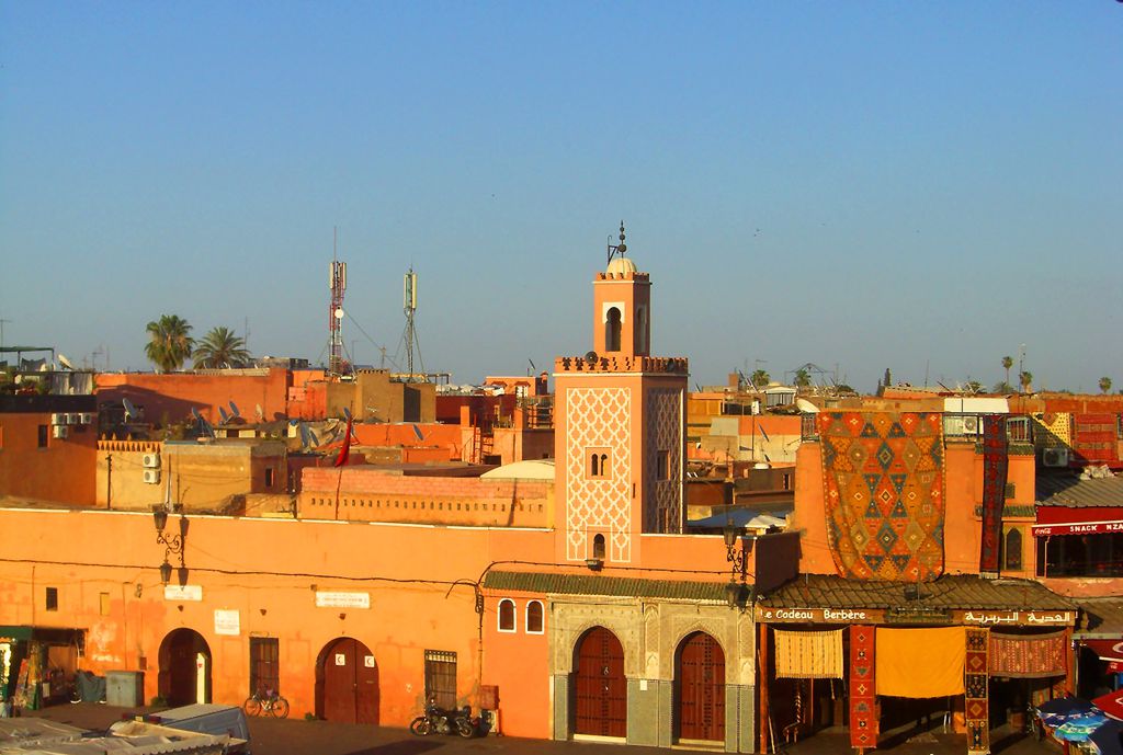 摩洛哥马拉喀什建筑景物图片