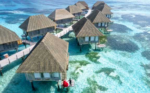 马尔代夫海滨度假风光