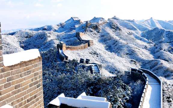 中国北京长城光景图片