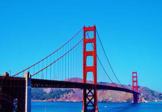 美国旧金山金门大桥高清图片