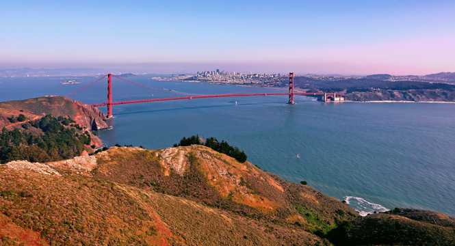 美国旧金山景象图片