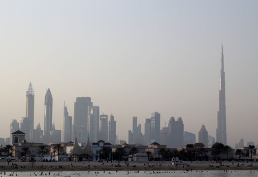 迪拜哈利法塔建筑景象图片